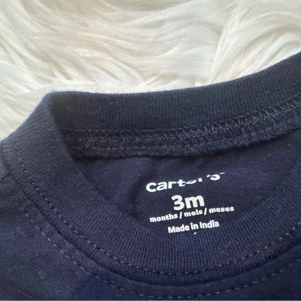 Carter’s Baby Boy 3M 4 Pc Bodysuit Jogger Pants‎ Bundle Football Car